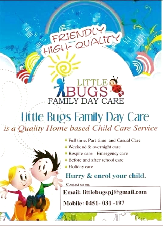 Nursery logo Little Bugs Family Day Care Jordan Springs